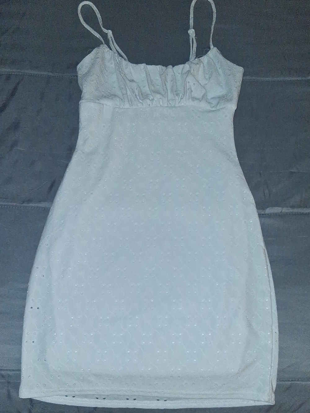 White Midi Dress with Adjustable Straps